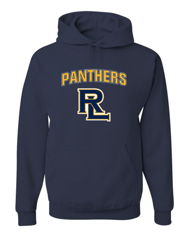Round Lake Panthers RL Script Mascot #6 Men's Premium Hoodie