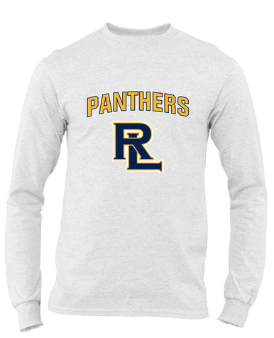 Round Lake Panthers RL Script Mascot #6 Men's LS T-Shirt