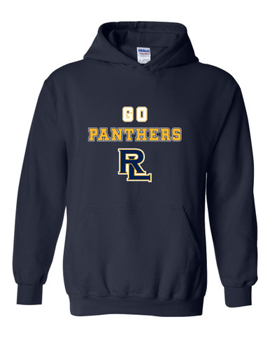 Round Lake Panthers RL Script Go Team Men's Hoodie