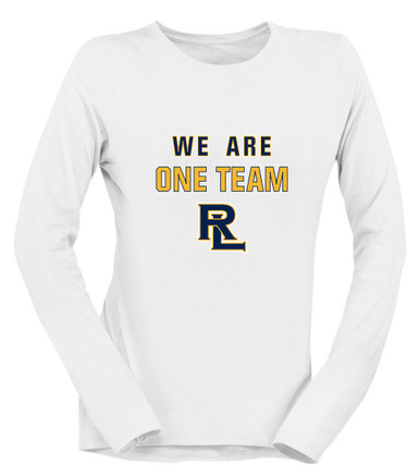 Round Lake Panthers RL Script We Are One Team Women's Premium LS T-Shirt