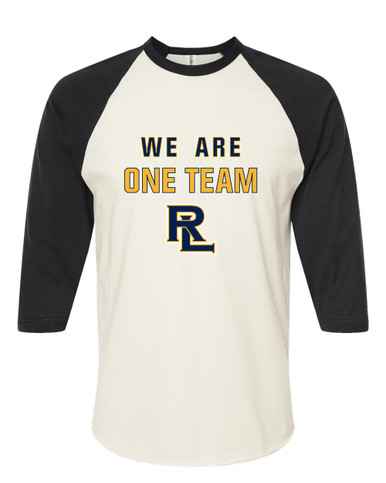 Round Lake Panthers RL Script We Are One Team Women's Baseball T-Shirt