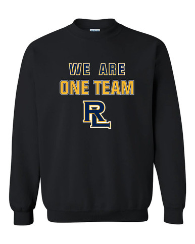Round Lake Panthers RL Script We Are One Team Men's Sweatshirt