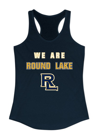 Round Lake Panthers RL Script We Are Women's Tank Top