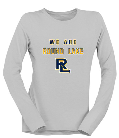 Round Lake Panthers RL Script We Are Women's LS T-Shirt