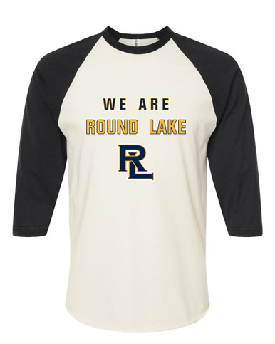 Round Lake Panthers RL Script We Are Men's Baseball T-Shirt