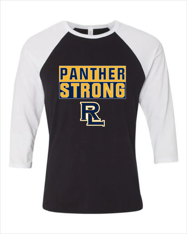 Round Lake Panthers RL Script Strong #1 Women's Baseball T-Shirt
