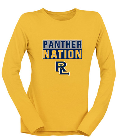 Round Lake Panthers RL Script Nation #1 Women's LS T-Shirt