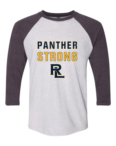 Round Lake Panthers RL Script Strong #2 Men's Baseball T-Shirt