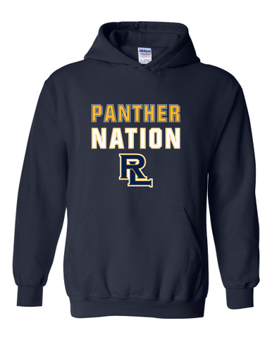 Round Lake Panthers RL Script Nation #2 Men's Hoodie
