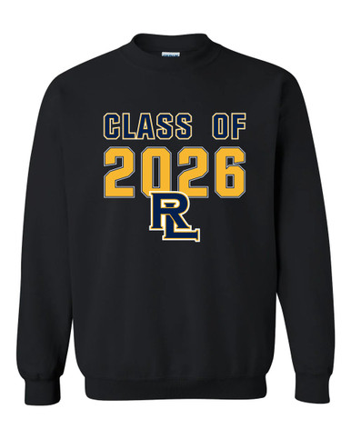 Round Lake Panthers RL Script Class of 2026 Men's Sweatshirt