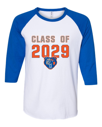 Grand Oaks Grizzlies Class of 2029 Men's Baseball T-Shirt