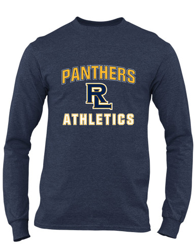 Round Lake Panthers RL Script Athletics Men's LS T-Shirt