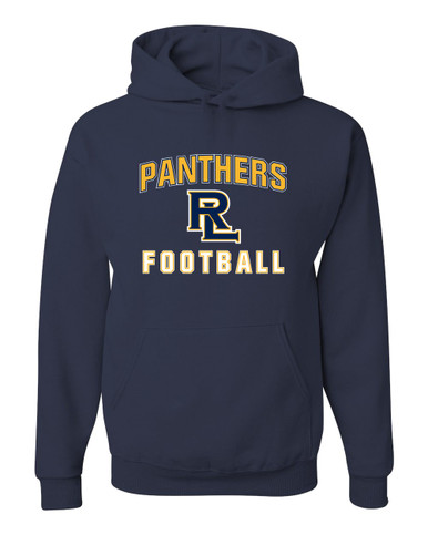 Round Lake Panthers RL Script Football #1 Men's Premium Hoodie