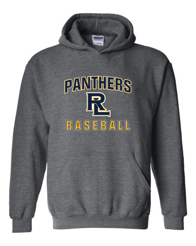 Round Lake Panthers RL Script Baseball #1 Men's Hoodie