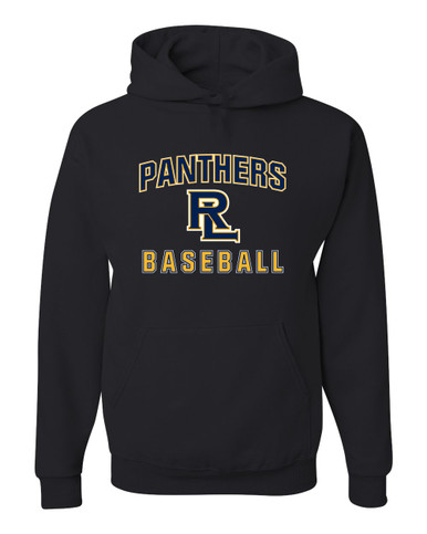 Round Lake Panthers RL Script Baseball #1 Men's Premium Hoodie