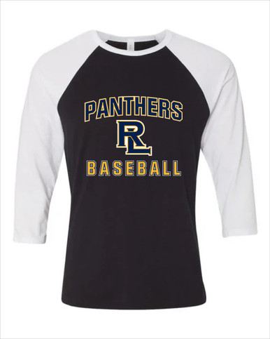 Round Lake Panthers RL Script Baseball #1 Men's Baseball T-Shirt