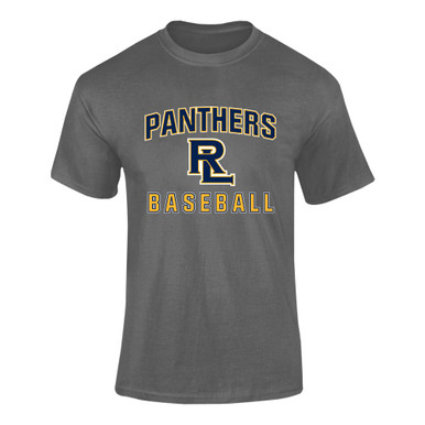 Round Lake Panthers RL Script Baseball #1 Men's Premium SS T-Shirt