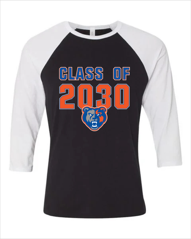 Grand Oaks Grizzlies Class of 2030 Women's Baseball T-Shirt