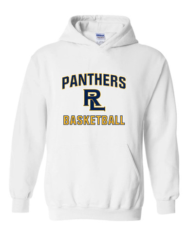 Round Lake Panthers RL Script Basketball #1 Men's Hoodie