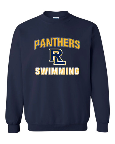 Round Lake Panthers RL Script Swimming Men's Sweatshirt