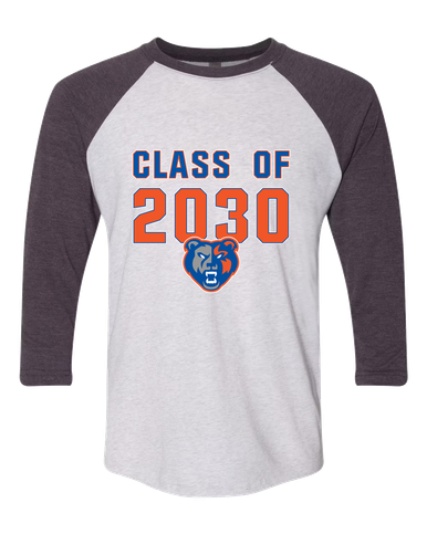 Grand Oaks Grizzlies Class of 2030 Men's Baseball T-Shirt