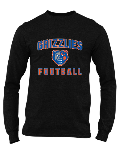 Grand Oaks Grizzlies Football #1 Men's Premium LS T-Shirt