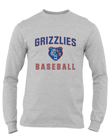 Grand Oaks Grizzlies Baseball #1 Men's Premium LS T-Shirt