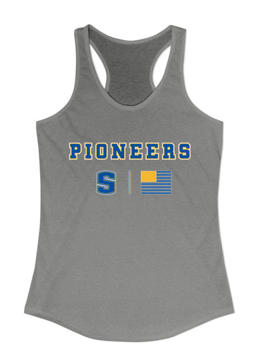 Stillwater Pioneers Team Colors Flag Women's Tank Top