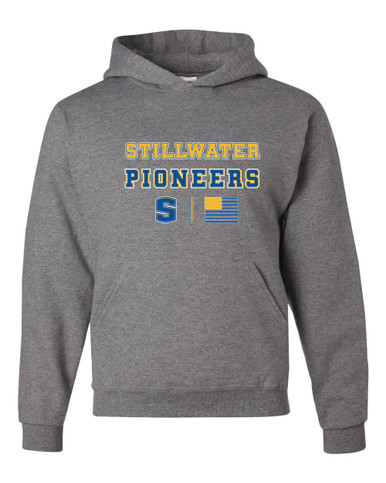 Stillwater Pioneers Spirit Flag Men's Premium Hoodie