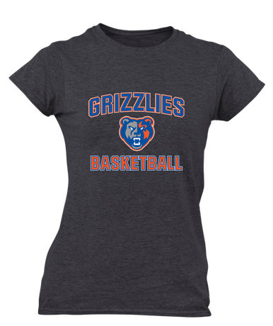 Grand Oaks Grizzlies Basketball #1 Women's SS T-Shirt