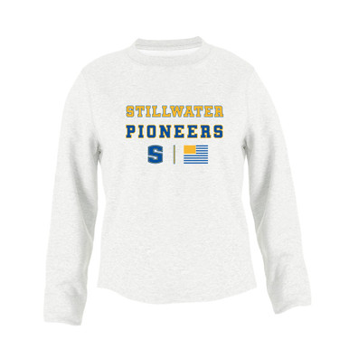 Stillwater Pioneers Spirit Flag Women's Sweatshirt