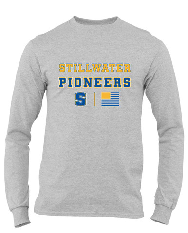 Stillwater Pioneers Spirit Flag Men's Premium LS T-Shirt