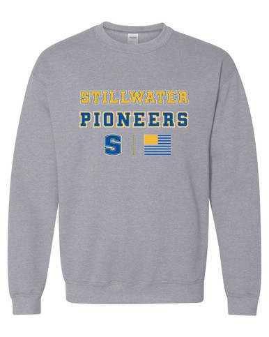 Stillwater Pioneers Spirit Flag Men's Sweatshirt