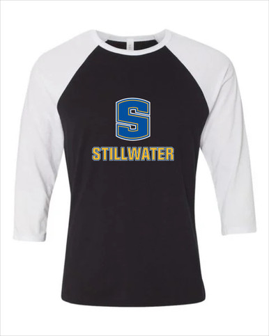 Stillwater Pioneers Mascot #2 Women's Baseball T-Shirt