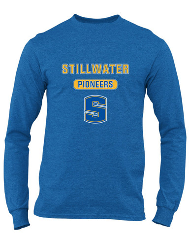 Stillwater Pioneers Mascot #3 Men's LS T-Shirt