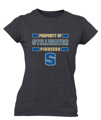 Stillwater Pioneers Property Of Women's Premium SS T-Shirt