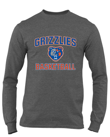 Grand Oaks Grizzlies Basketball #1 Men's Premium LS T-Shirt