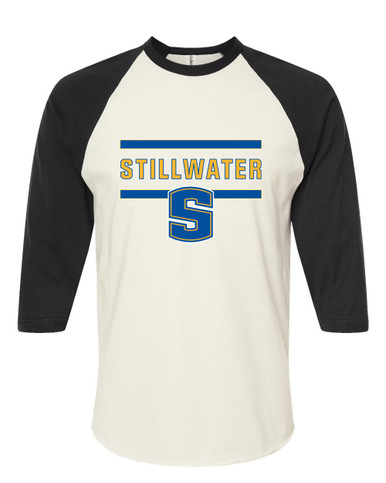 Stillwater Pioneers Mascot #4 Women's Baseball T-Shirt