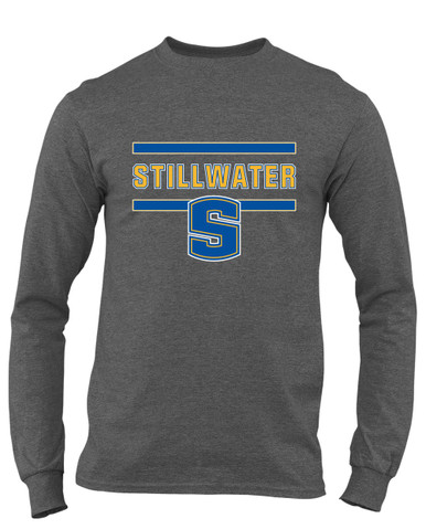 Stillwater Pioneers Mascot #4 Men's LS T-Shirt