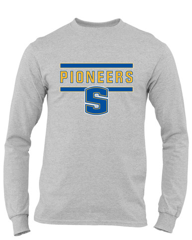 Stillwater Pioneers Mascot #5 Men's LS T-Shirt