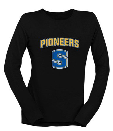 Stillwater Pioneers Mascot #6 Women's Premium LS T-Shirt