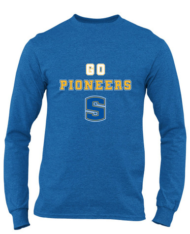 Stillwater Pioneers Go Team Men's LS T-Shirt