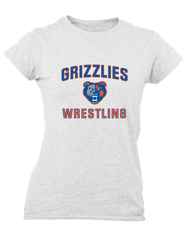 Grand Oaks Grizzlies Wrestling Women's Premium SS T-Shirt