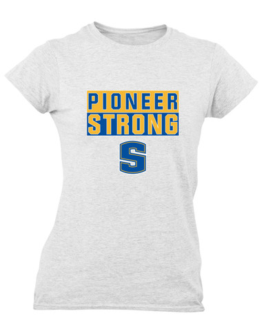 Stillwater Pioneers Strong #1 Women's SS T-Shirt