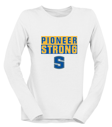 Stillwater Pioneers Strong #1 Women's LS T-Shirt