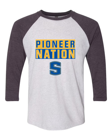 Stillwater Pioneers Nation #1 Women's Baseball T-Shirt