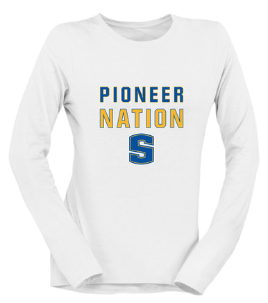 Stillwater Pioneers Nation #2 Women's Premium LS T-Shirt