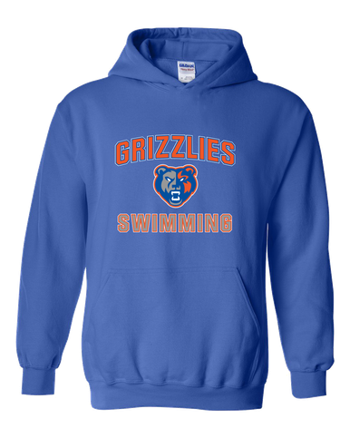 Grand Oaks Grizzlies Swimming Men's Hoodie