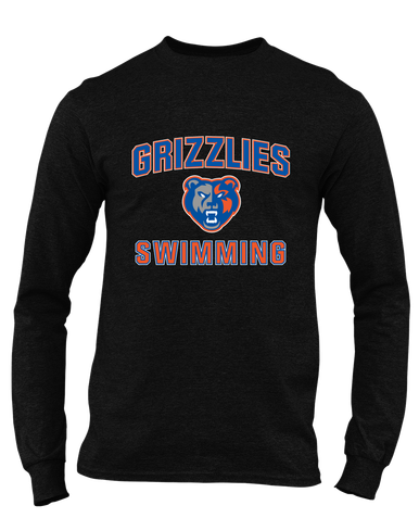 Grand Oaks Grizzlies Swimming Men's LS T-Shirt