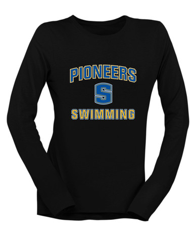 Stillwater Pioneers Swimming Women's LS T-Shirt